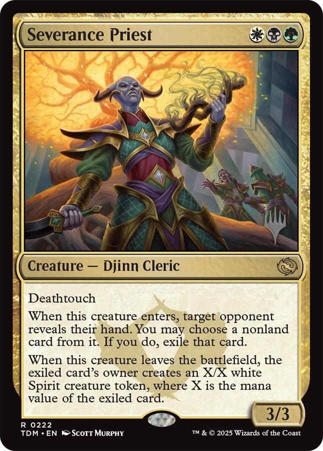 Severance Priest [Tarkir: Dragonstorm Promos] | Empire Gaming NC