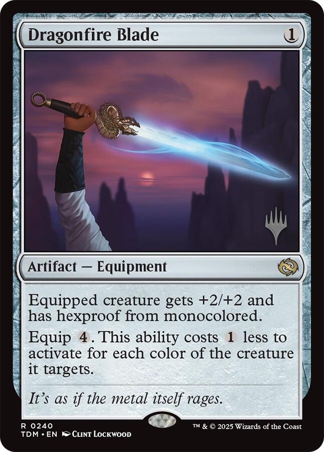 Dragonfire Blade [Tarkir: Dragonstorm Promos] | Empire Gaming NC
