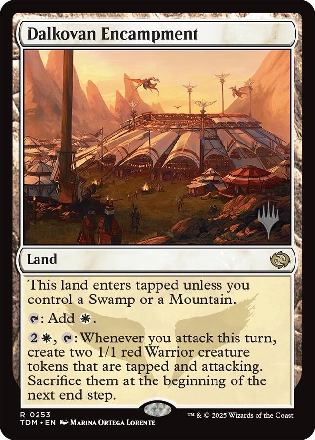 Dalkovan Encampment [Tarkir: Dragonstorm Promos] | Empire Gaming NC