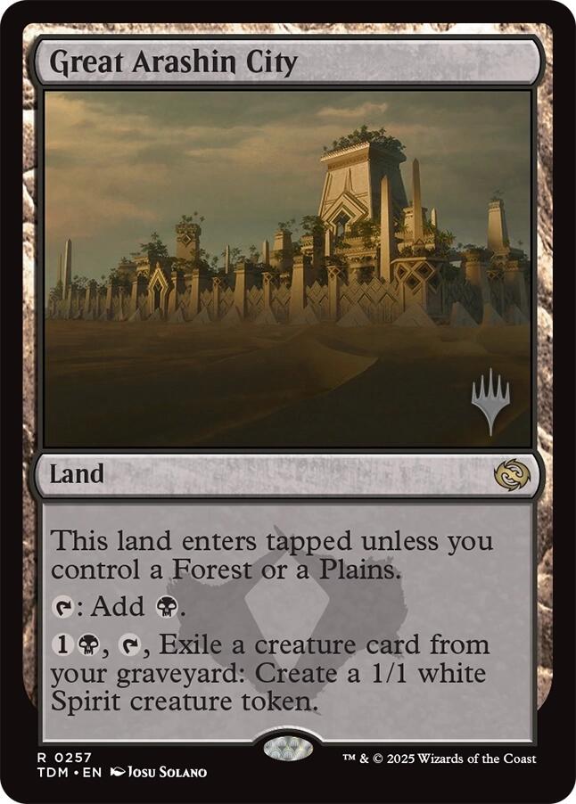 Great Arashin City [Tarkir: Dragonstorm Promos] | Empire Gaming NC