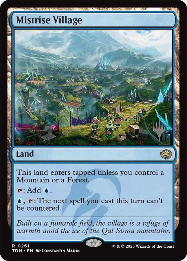 Mistrise Village [Tarkir: Dragonstorm Promos] | Empire Gaming NC