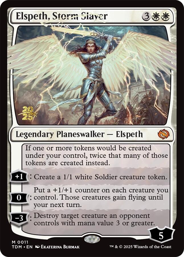 Elspeth, Storm Slayer [Tarkir: Dragonstorm Prerelease Promos] | Empire Gaming NC