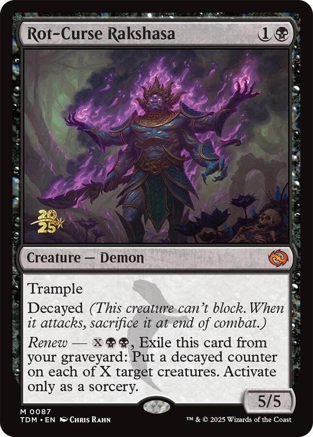 Rot-Curse Rakshasa [Tarkir: Dragonstorm Prerelease Cards] | Empire Gaming NC