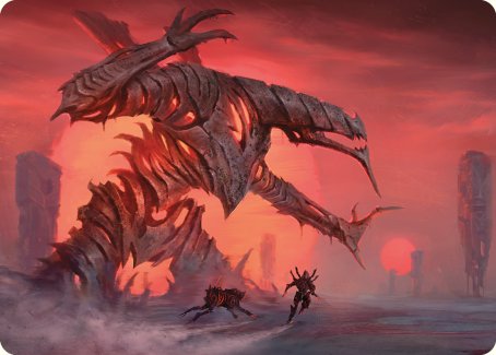 Red Sun's Zenith Art Card [Phyrexia: All Will Be One Art Series] | Empire Gaming NC