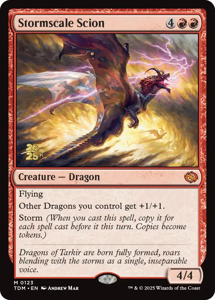 Stormscale Scion [Tarkir: Dragonstorm Prerelease Promos] | Empire Gaming NC
