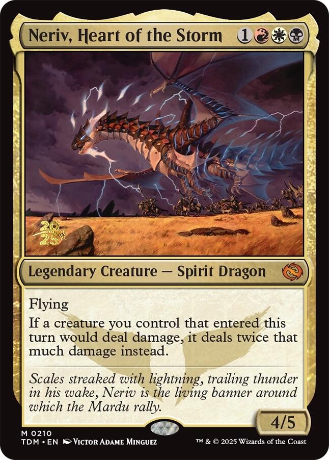 Neriv, Heart of the Storm [Tarkir: Dragonstorm Prerelease Promos] | Empire Gaming NC