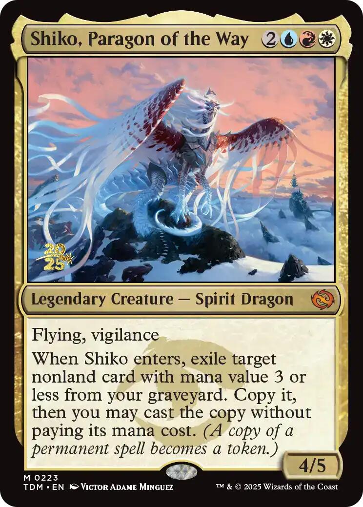 Shiko, Paragon of the Way [Tarkir: Dragonstorm Prerelease Promos] | Empire Gaming NC