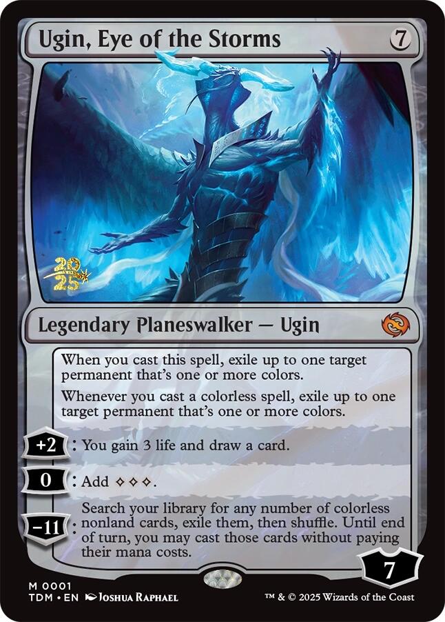 Ugin, Eye of the Storms [Tarkir: Dragonstorm Prerelease Promos] | Empire Gaming NC