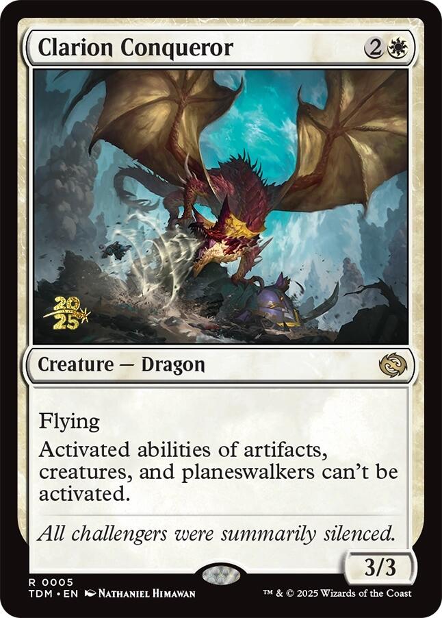 Clarion Conqueror [Tarkir: Dragonstorm Prerelease Promos] | Empire Gaming NC