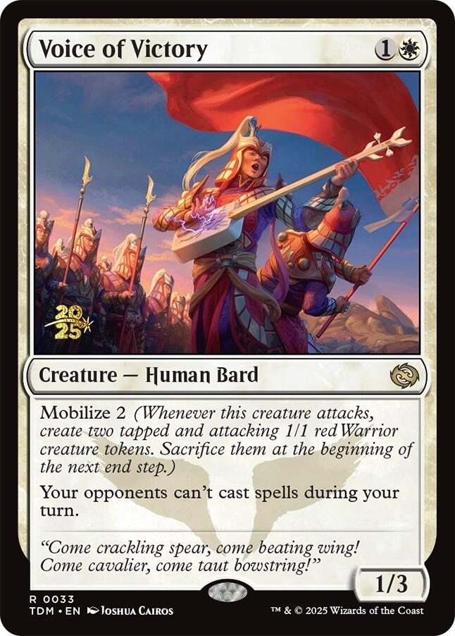 Voice of Victory [Tarkir: Dragonstorm Prerelease Promos] | Empire Gaming NC