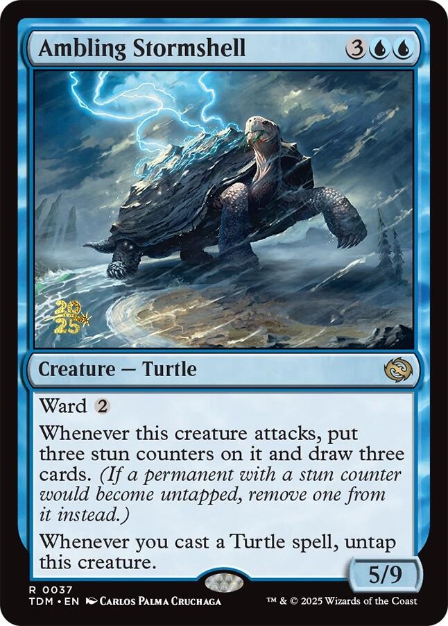 Ambling Stormshell [Tarkir: Dragonstorm Prerelease Promos] | Empire Gaming NC