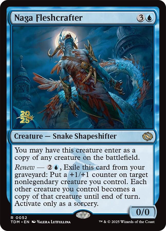 Naga Fleshcrafter [Tarkir: Dragonstorm Prerelease Promos] | Empire Gaming NC
