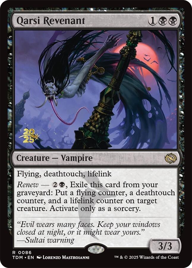 Qarsi Revenant [Tarkir: Dragonstorm Prerelease Promos] | Empire Gaming NC