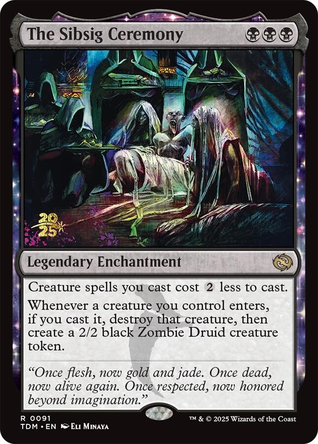 The Sibsig Ceremony [Tarkir: Dragonstorm Prerelease Promos] | Empire Gaming NC