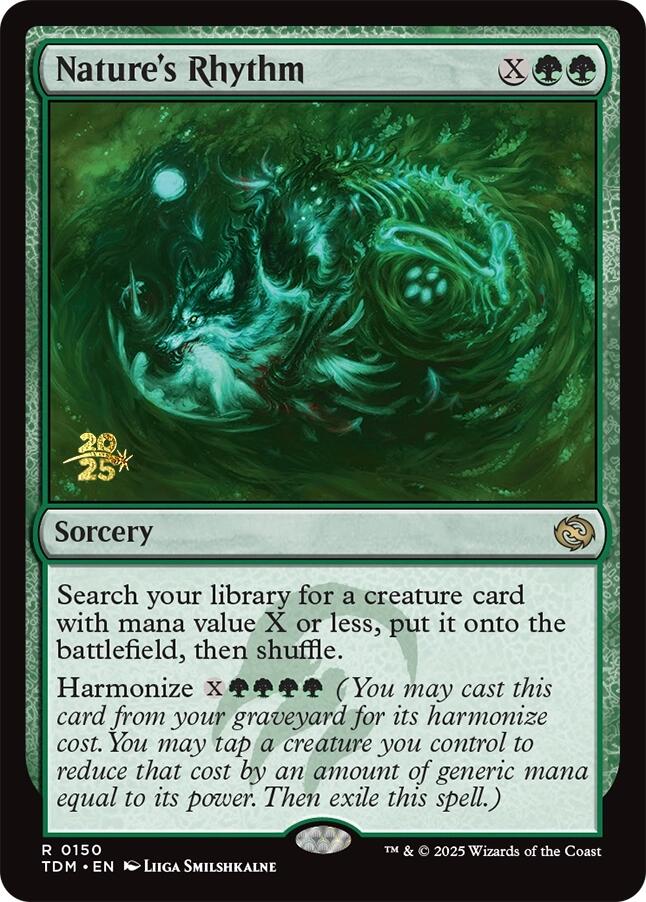 Nature's Rhythm [Tarkir: Dragonstorm Prerelease Promos] | Empire Gaming NC