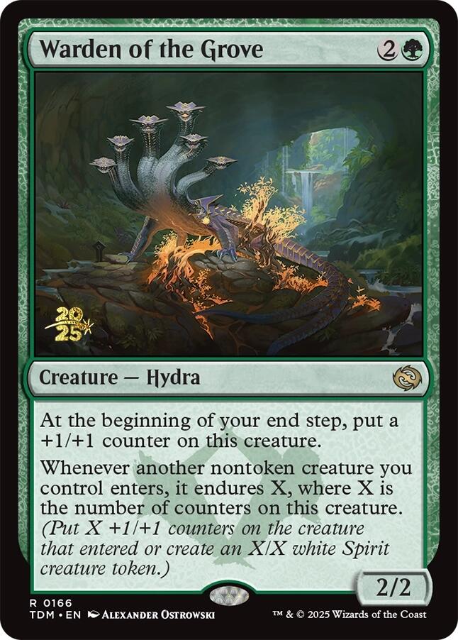 Warden of the Grove [Tarkir: Dragonstorm Prerelease Promos] | Empire Gaming NC