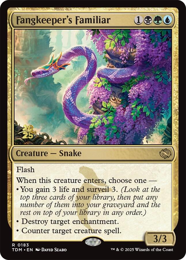 Fangkeeper's Familiar [Tarkir: Dragonstorm Prerelease Cards] | Empire Gaming NC