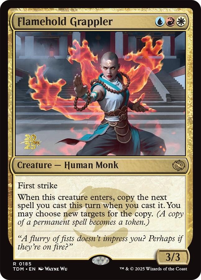 Flamehold Grappler [Tarkir: Dragonstorm Prerelease Cards] | Empire Gaming NC