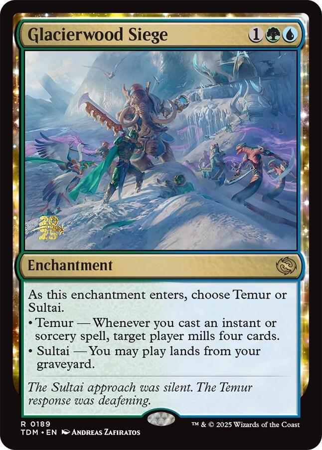 Glacierwood Siege [Tarkir: Dragonstorm Prerelease Promos] | Empire Gaming NC