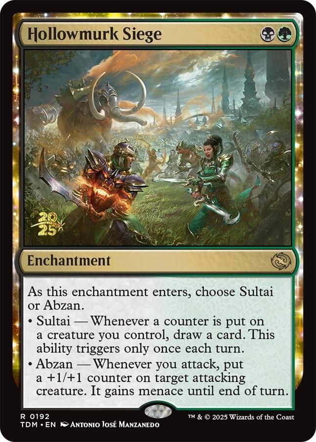 Hollowmurk Siege [Tarkir: Dragonstorm Prerelease Promos] | Empire Gaming NC