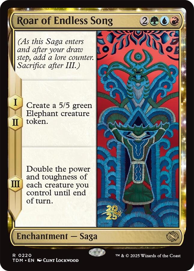 Roar of Endless Song [Tarkir: Dragonstorm Prerelease Promos] | Empire Gaming NC