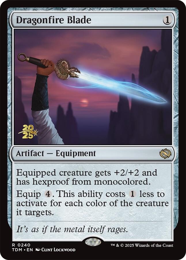 Dragonfire Blade [Tarkir: Dragonstorm Prerelease Promos] | Empire Gaming NC