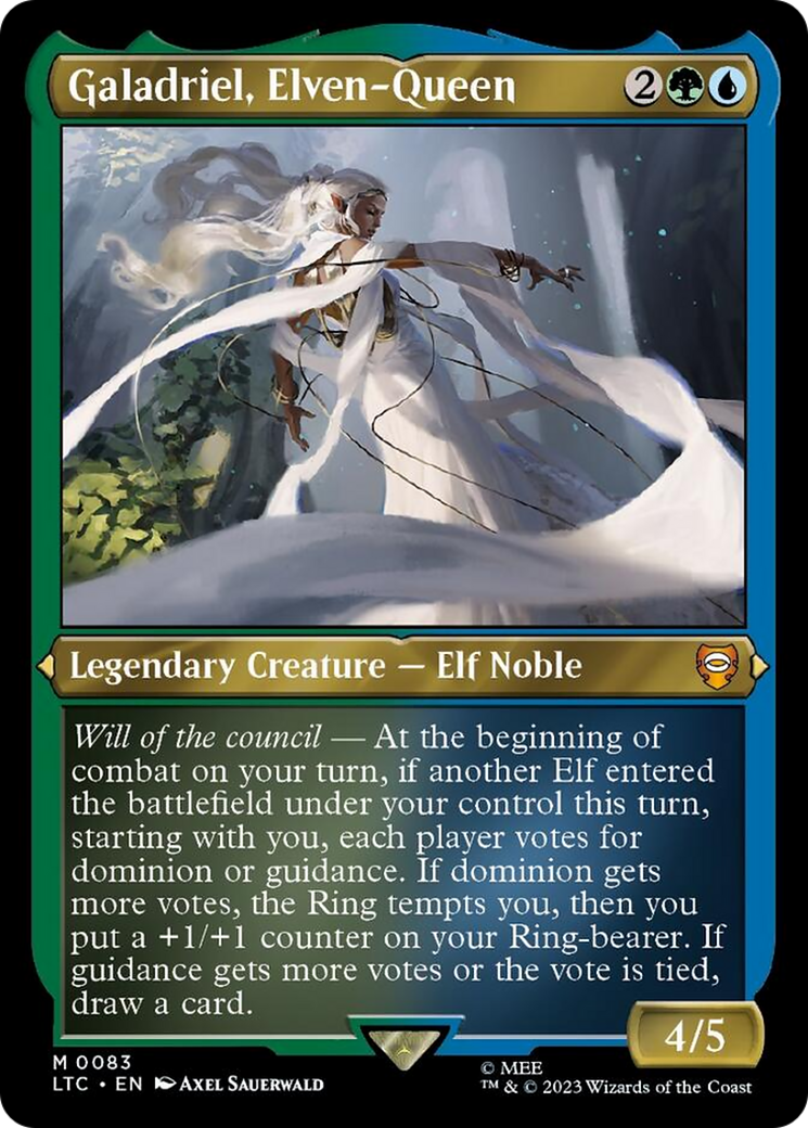 Galadriel, Elven-Queen (Display Commander) [The Lord of the Rings: Tales of Middle-Earth Commander] | Empire Gaming NC