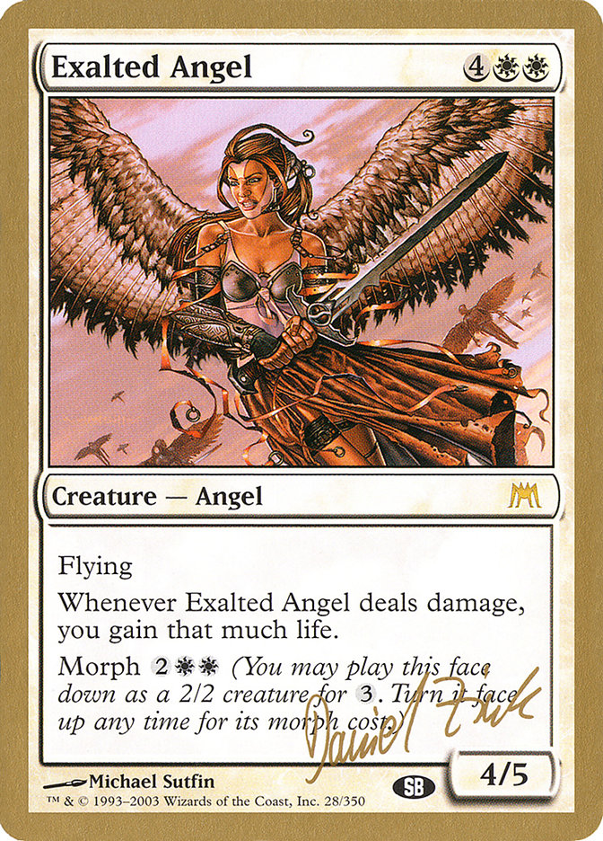 Exalted Angel (Daniel Zink) (SB) [World Championship Decks 2003] | Empire Gaming NC