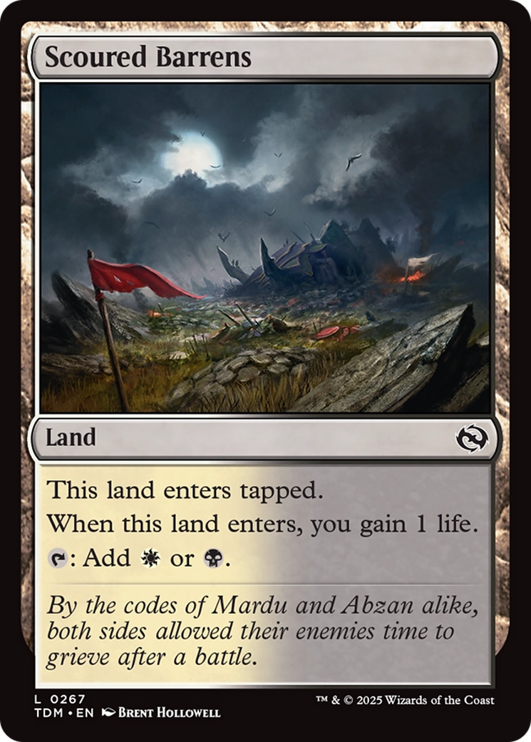 Scoured Barrens [Tarkir: Dragonstorm] | Empire Gaming NC
