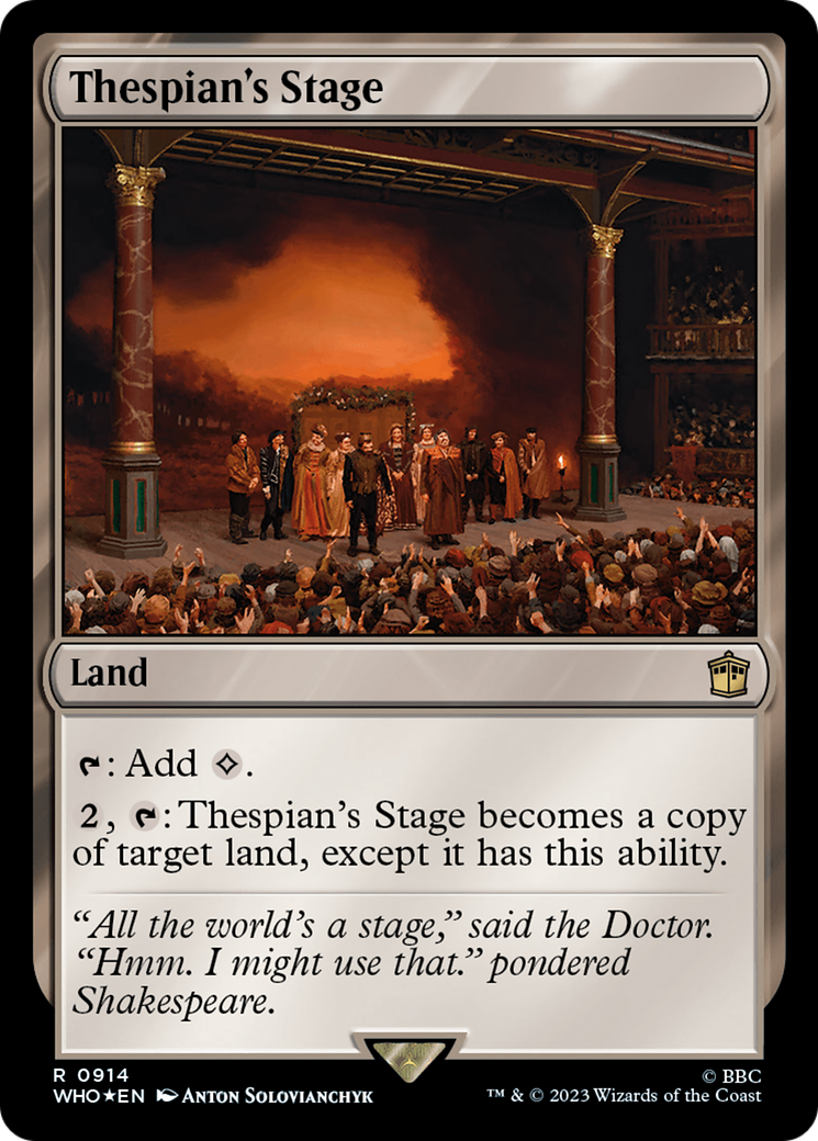 Thespian's Stage (Surge Foil) [Doctor Who] | Empire Gaming NC