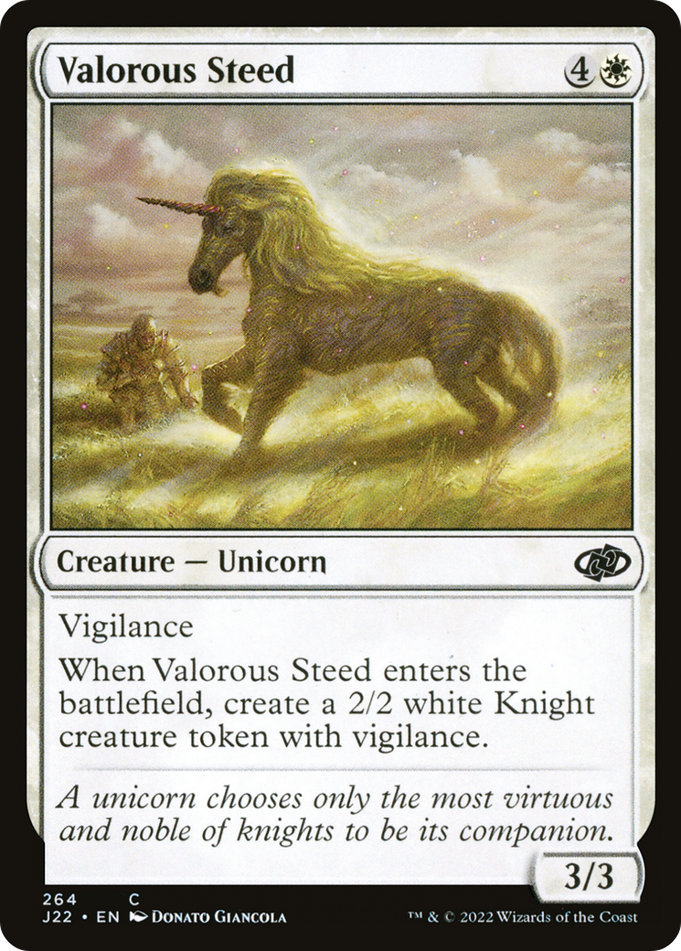 Valorous Steed [Jumpstart 2022] | Empire Gaming NC