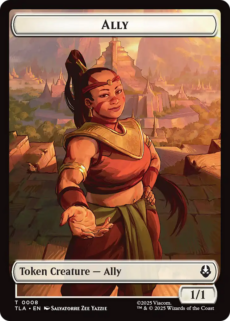 Ally (0008) // Soldier (0002) Double-Sided Token [Avatar: The Last Airbender Tokens] | Empire Gaming NC