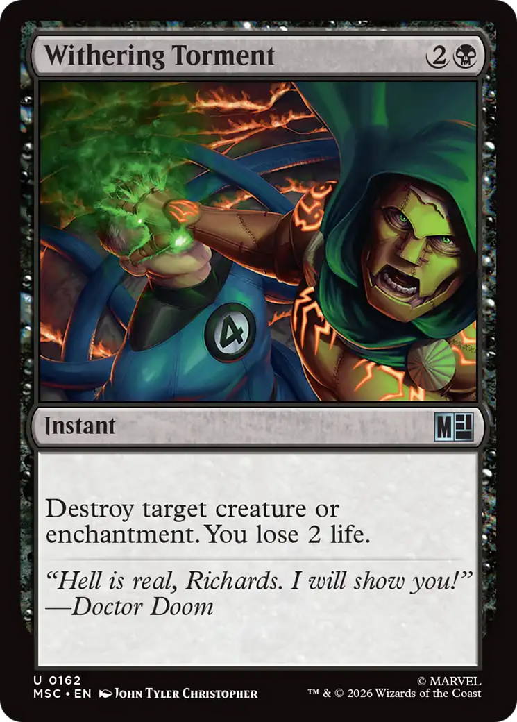 Withering Torment (Surge Foil) [Marvel Super Heroes Commander] | Empire Gaming NC