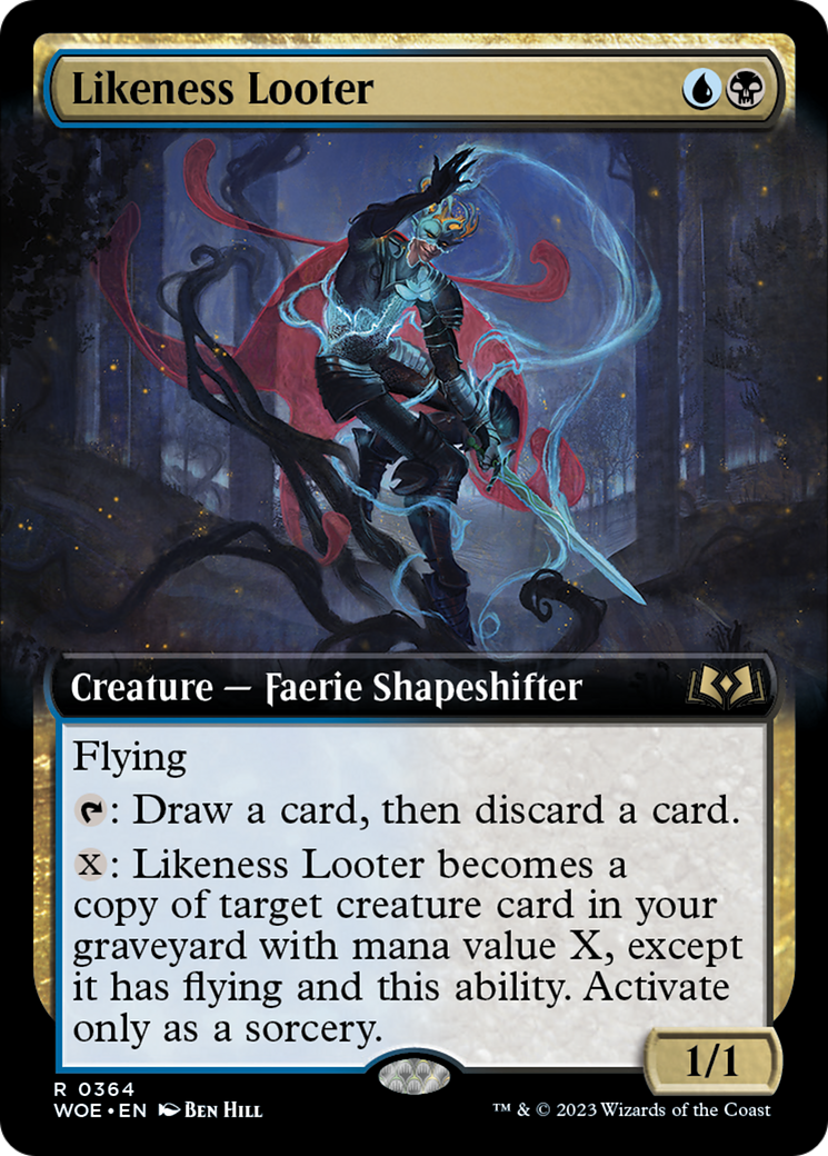 Likeness Looter (Extended Art) [Wilds of Eldraine] | Empire Gaming NC