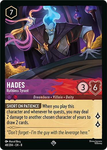 Hades - Ruthless Tyrant (48/204) [Reign of Jafar] | Empire Gaming NC