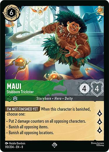 Maui - Stubborn Trickster (110/204) [Reign of Jafar] | Empire Gaming NC