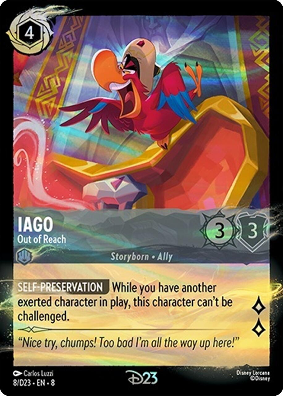 Iago - Out of Reach (8) [Promo Cards] | Empire Gaming NC