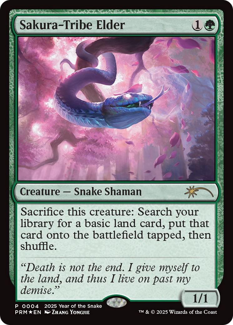 Sakura-Tribe Elder (Year of the Snake 2025) [Standard Showdown Promos] | Empire Gaming NC