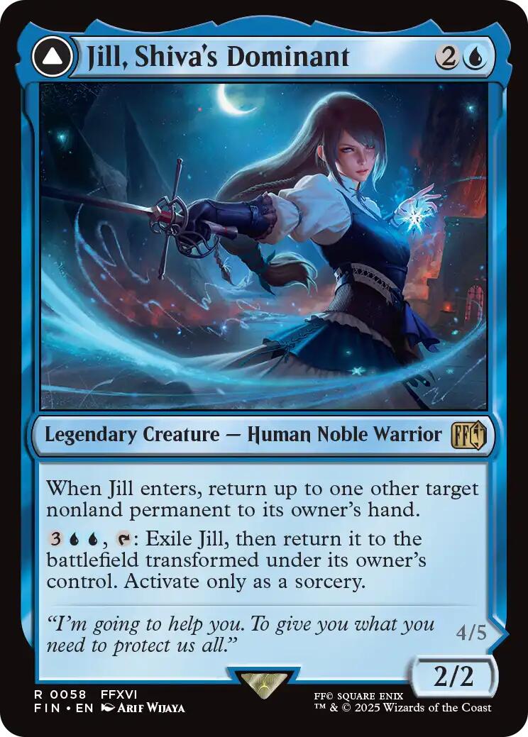 Jill, Shiva's Dominant // Shiva, Warden of Ice [FINAL FANTASY] | Empire Gaming NC
