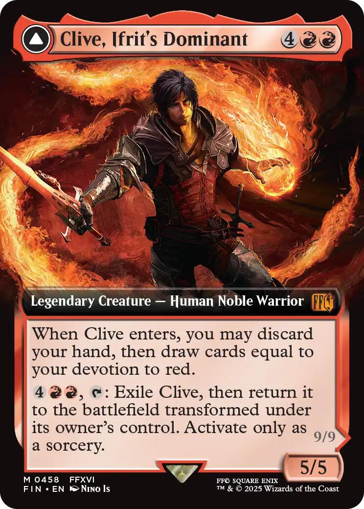 Clive, Ifrit's Dominant // Ifrit, Warden of Inferno (Extended Art) [FINAL FANTASY] | Empire Gaming NC