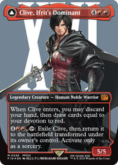 Clive, Ifrit's Dominant // Ifrit, Warden of Inferno (Borderless) (Surge Foil) [FINAL FANTASY] | Empire Gaming NC