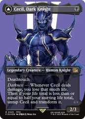 Cecil, Dark Knight // Cecil, Redeemed Paladin (Borderless) (Surge Foil) [FINAL FANTASY] | Empire Gaming NC