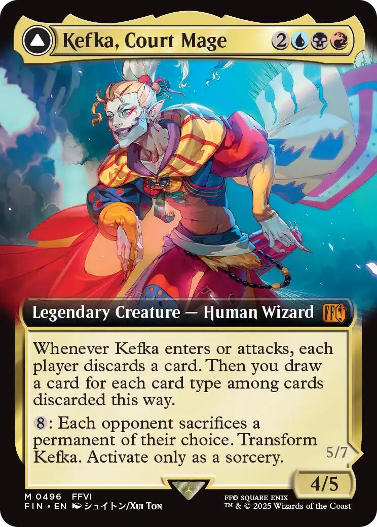 Kefka, Court Mage // Kefka, Ruler of Ruin (Extended Art) [FINAL FANTASY] | Empire Gaming NC