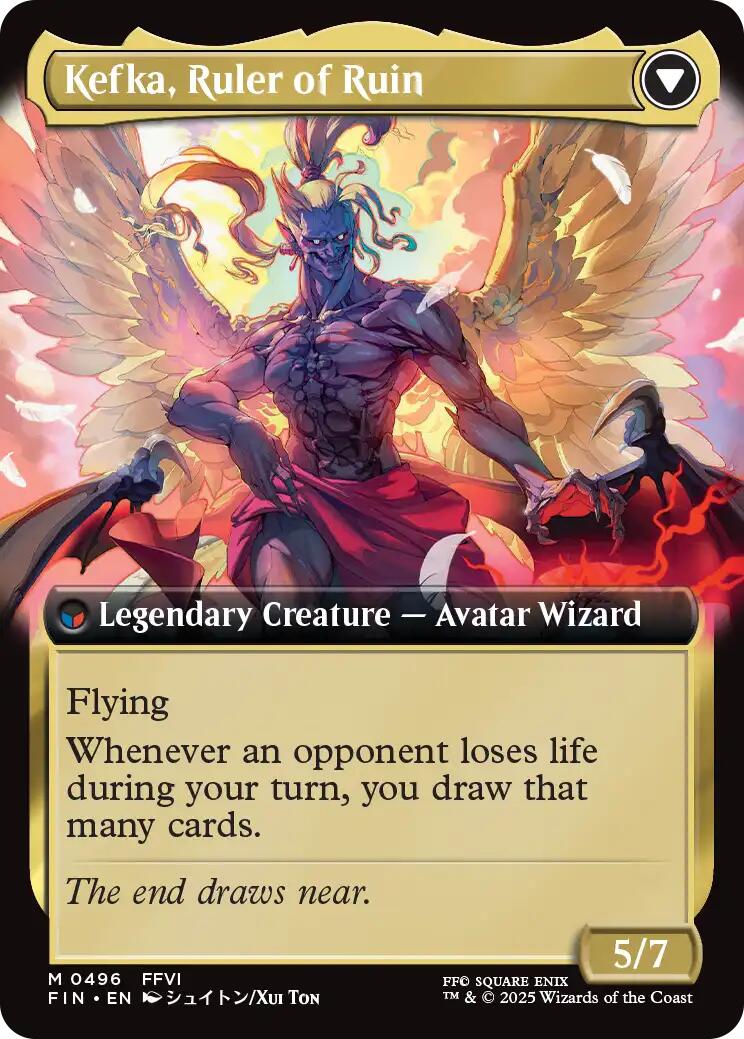 Kefka, Court Mage // Kefka, Ruler of Ruin (Extended Art) [FINAL FANTASY] | Empire Gaming NC