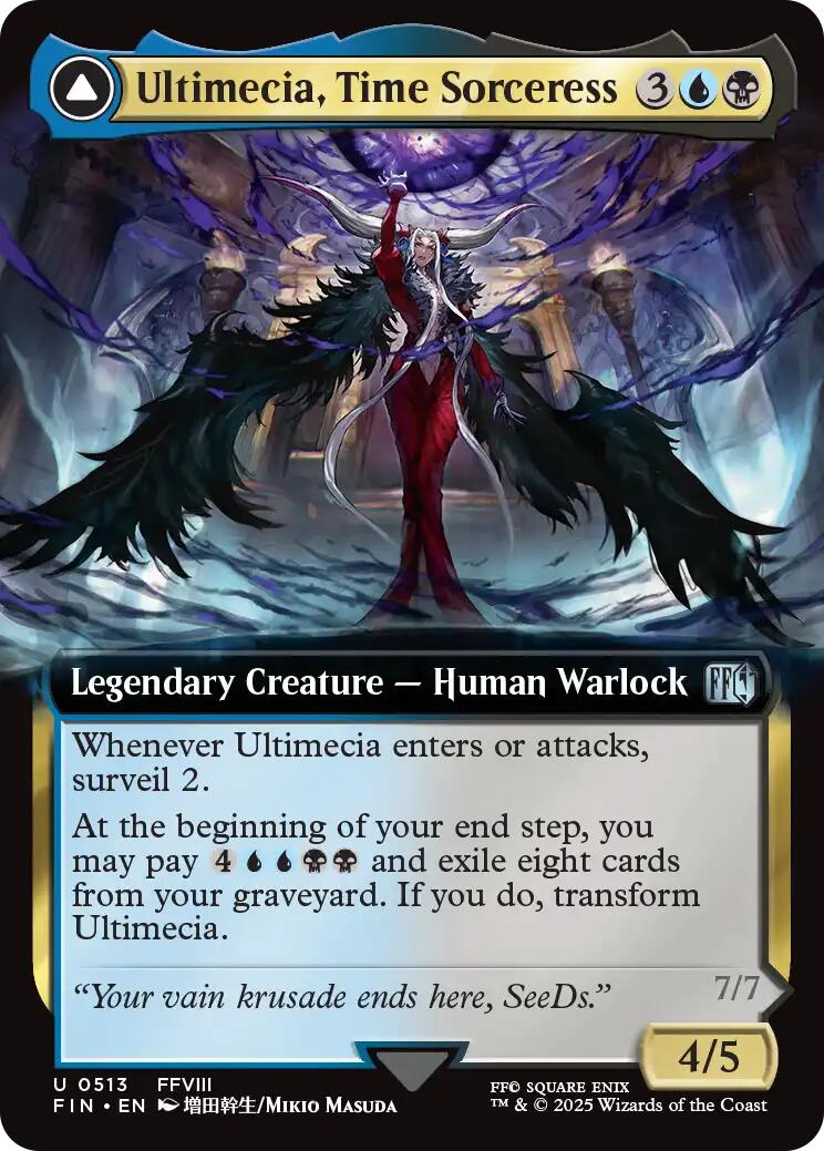 Ultimecia, Time Sorceress // Ultimecia, Omnipotent (Extended Art) [FINAL FANTASY] | Empire Gaming NC