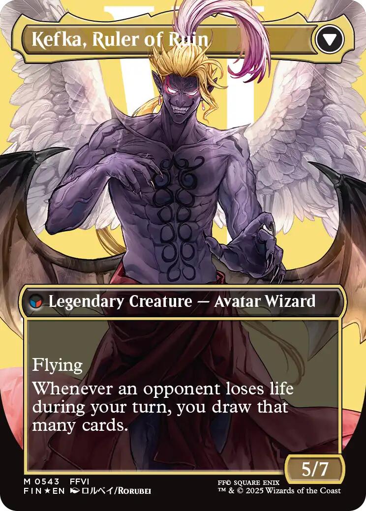 Kefka, Court Mage // Kefka, Ruler of Ruin (Borderless) (Surge Foil) [FINAL FANTASY] | Empire Gaming NC