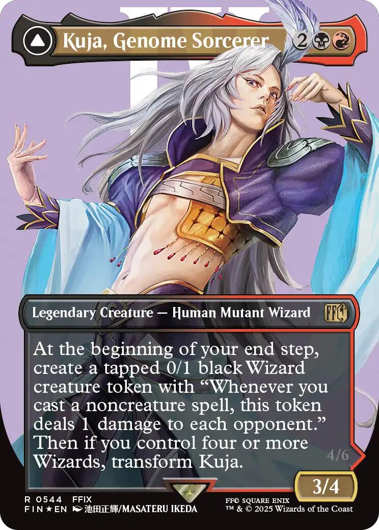 Kuja, Genome Sorcerer // Trance Kuja, Fate Defied (Borderless) (Surge Foil) [FINAL FANTASY] | Empire Gaming NC