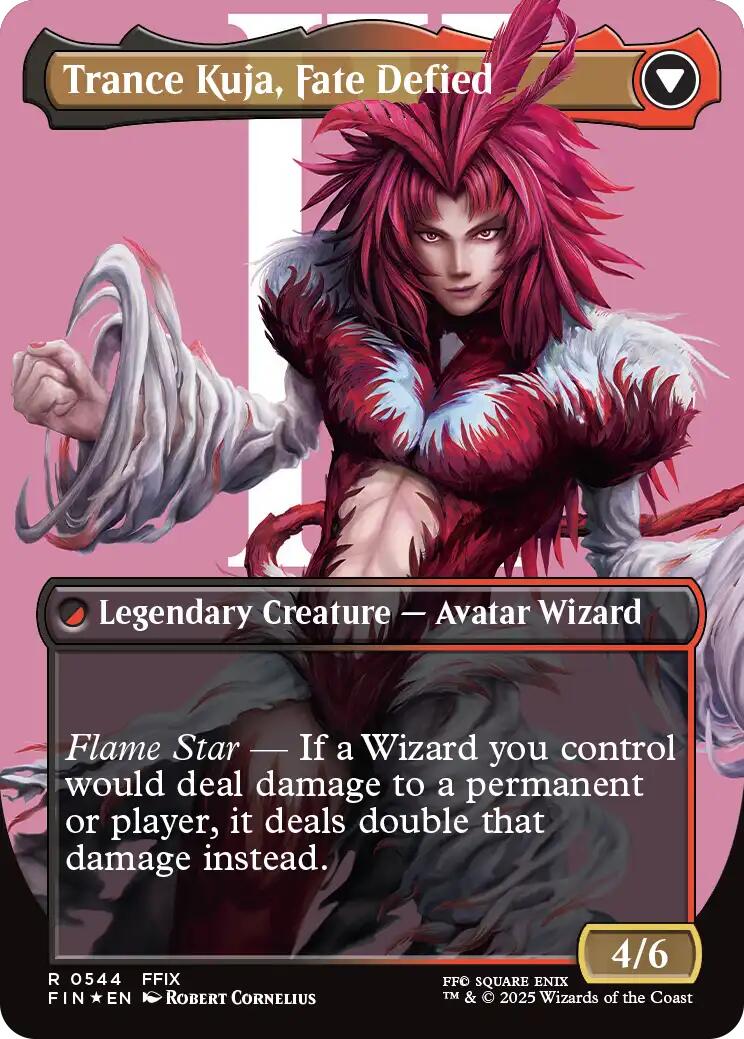 Kuja, Genome Sorcerer // Trance Kuja, Fate Defied (Borderless) (Surge Foil) [FINAL FANTASY] | Empire Gaming NC