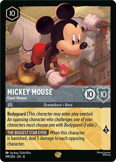 Mickey Mouse - Giant Mouse (199/204) [Reign of Jafar] | Empire Gaming NC