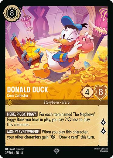 Donald Duck - Coin Collector (37/204) [Reign of Jafar] | Empire Gaming NC